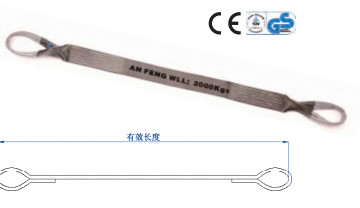 Podnoszenie / Podnoszenie Polyester Sling Rope Certified CE / GS / ISO9001