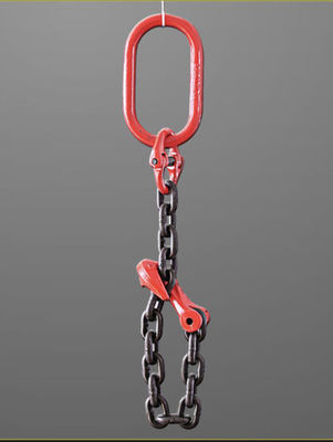 Zawiesie łańcuchowe klasy 80 13 mm, łańcuch do podnoszenia z pojedynczą nogą