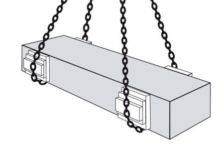 Zawiesie łańcuchowe 26 mm klasy 80 z akcesoriami łańcuchowymi