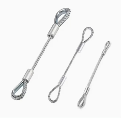 30mm Swaged Wire Rope Sling – Steel Core with Soft Eye (Flemish Eye or Thimble Option)